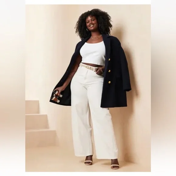 Banana Republic Pure White Wide-Leg jean - Picture 5 of 10